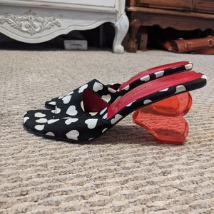 Ramon Tenza Lucite Heart Heels